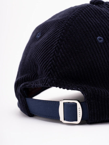 GUCCI Corduroy Baseball Cap - Men&