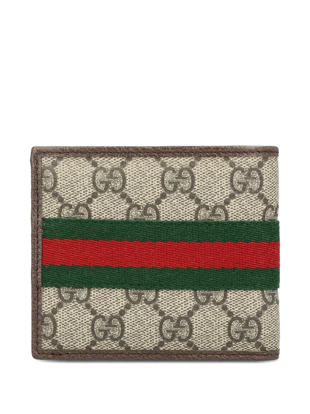 GUCCI Mini Bi-Fold Wallet with Signature Monogram