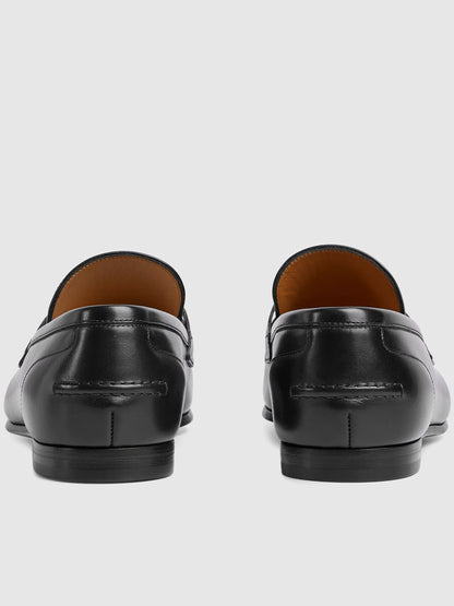 GUCCI Jordaan Loafer with Horsebit Detail - Men&