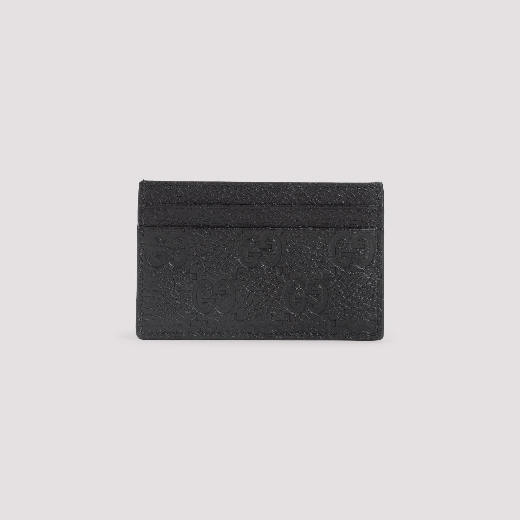 GUCCI Mini Embossed Leather Card Case