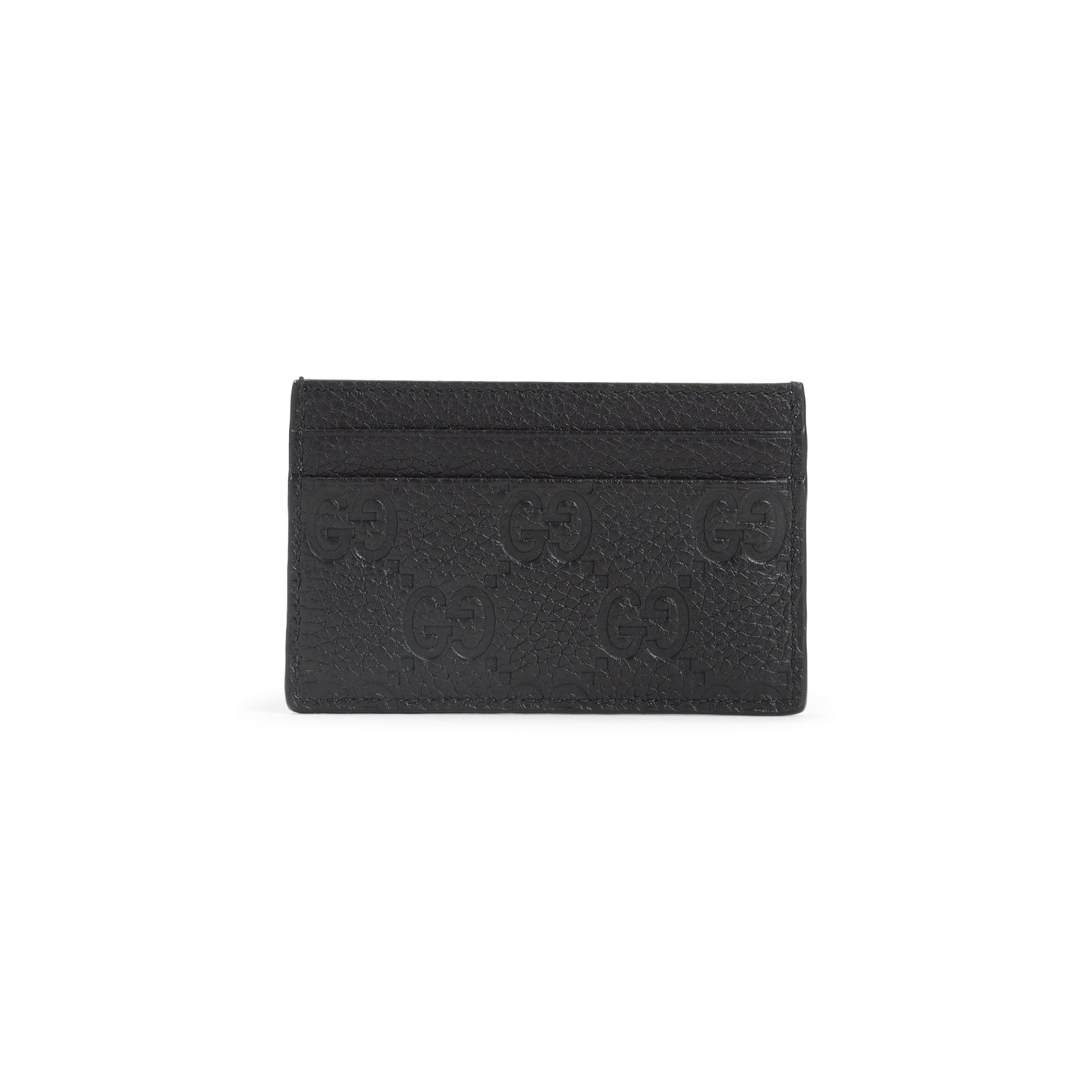 GUCCI Mini Embossed Leather Card Case
