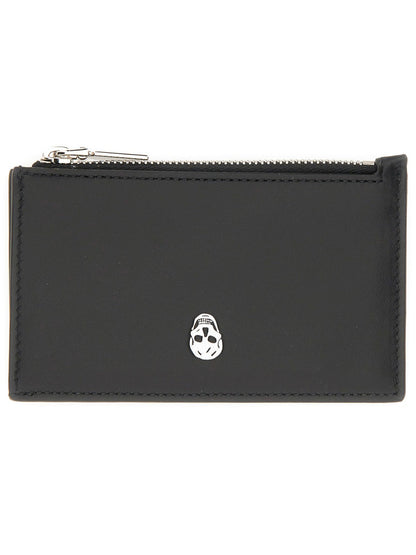 ALEXANDER MCQUEEN Mini Leather Skin Wallet for Men