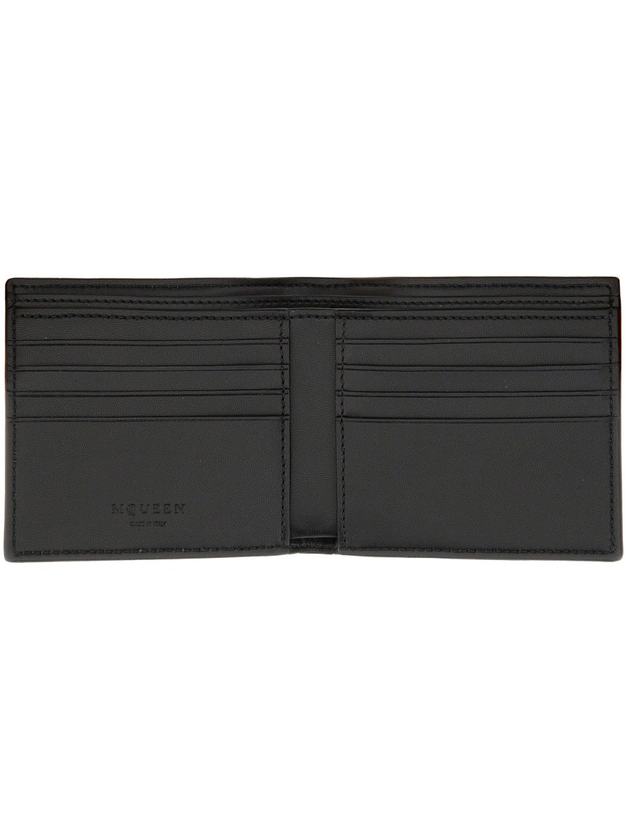 ALEXANDER MCQUEEN Mini Leather Skin Wallet for Men