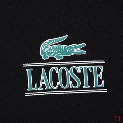 Lacoste Black T-shirt With Collar