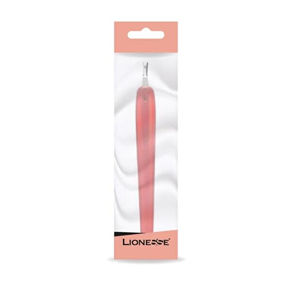 Lionesse Cuticle Pusher - Professional Nail Care Tool for Manicures &amp; Pedicures, Effective Nail Skin Cleaner &amp; Remover