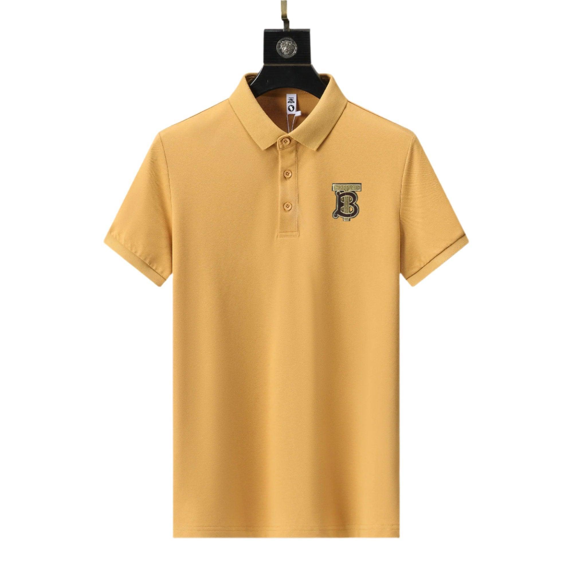 Burberry Yellow T-Shirt With Collar