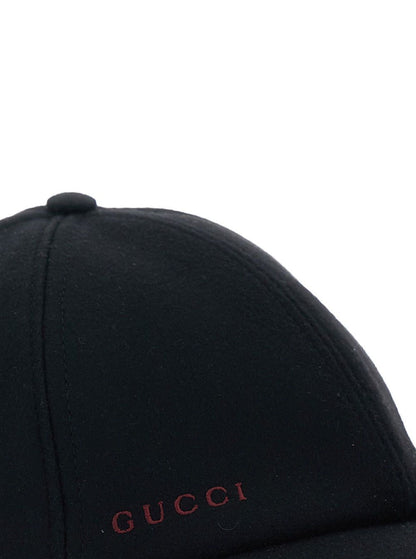 GUCCI Wool Baseball Cap for Men - FW25 Collection