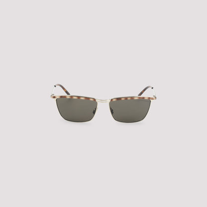 SAINT LAURENT Metal Sunglasses with Squared Frames for Men