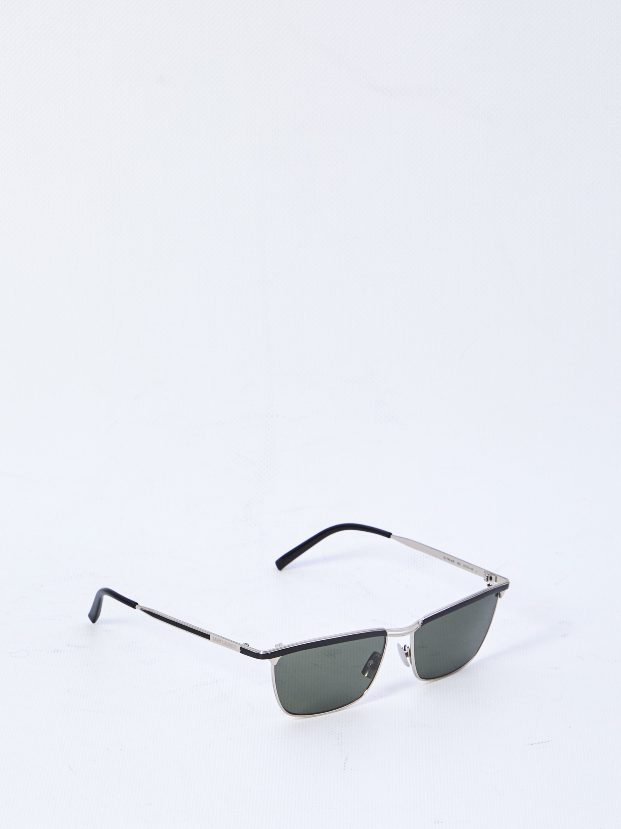SAINT LAURENT Squared Metal Sunglasses