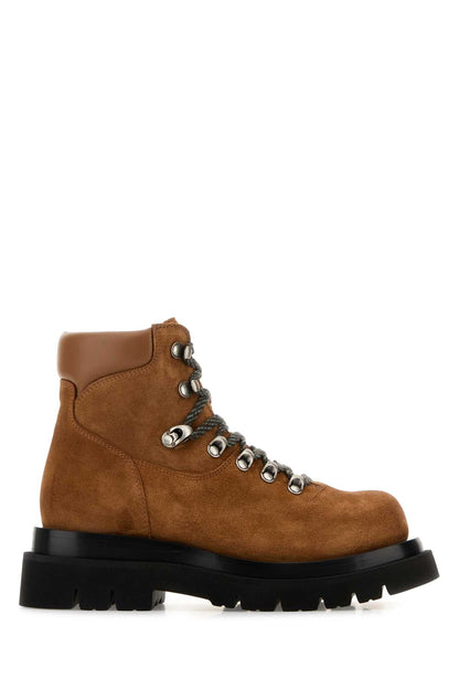 BOTTEGA VENETA Suede Lug Ankle Boots