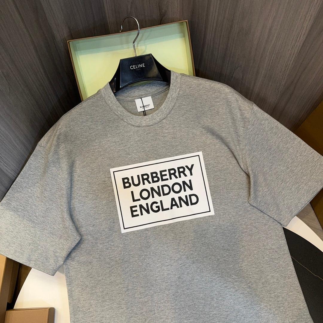 Burberry Grey T-Shirt Without Collar