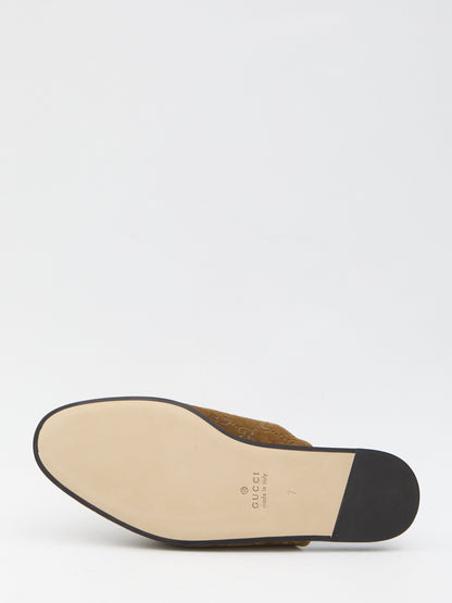 GUCCI Suede Leather Loafers with Horsebit - UK Size