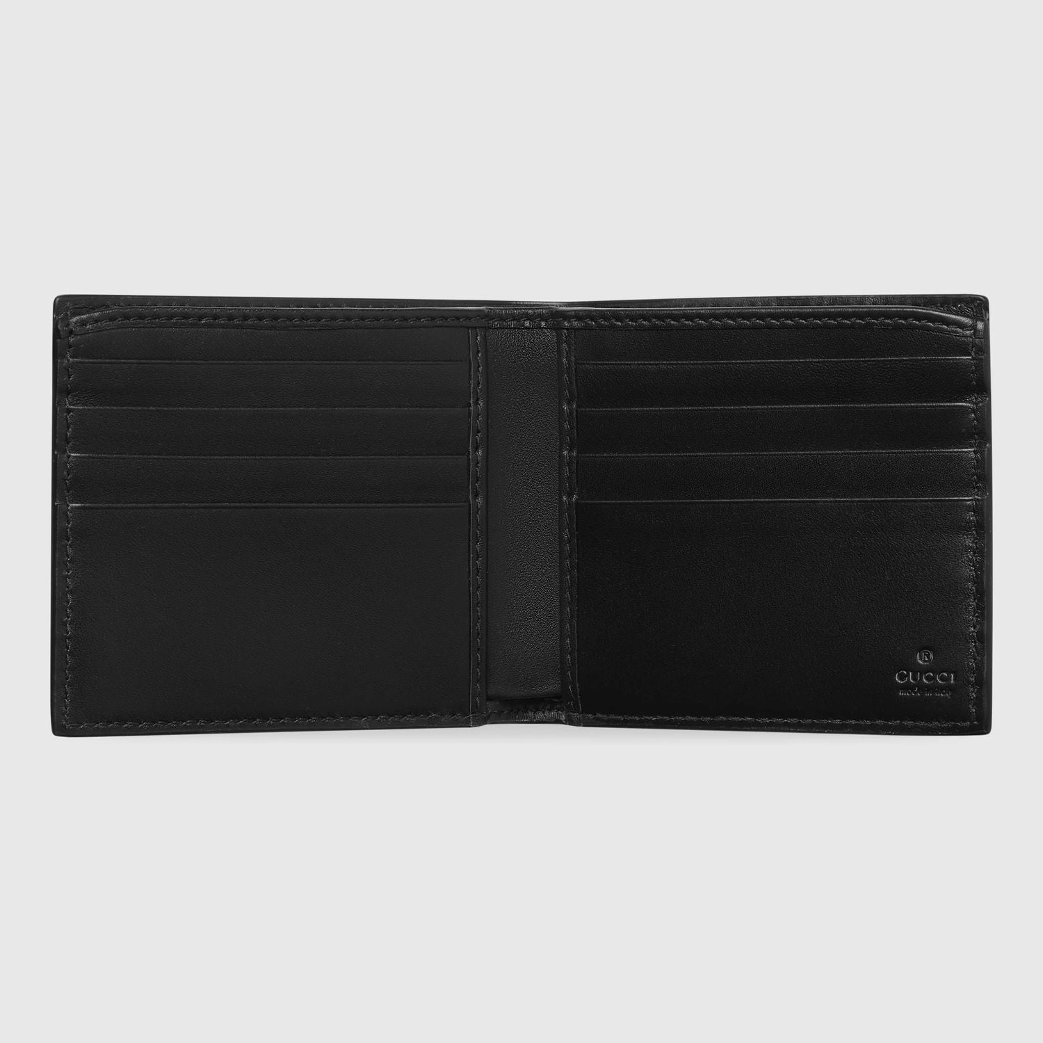 GUCCI Mini Bi-Fold Wallet with Embossed Pattern