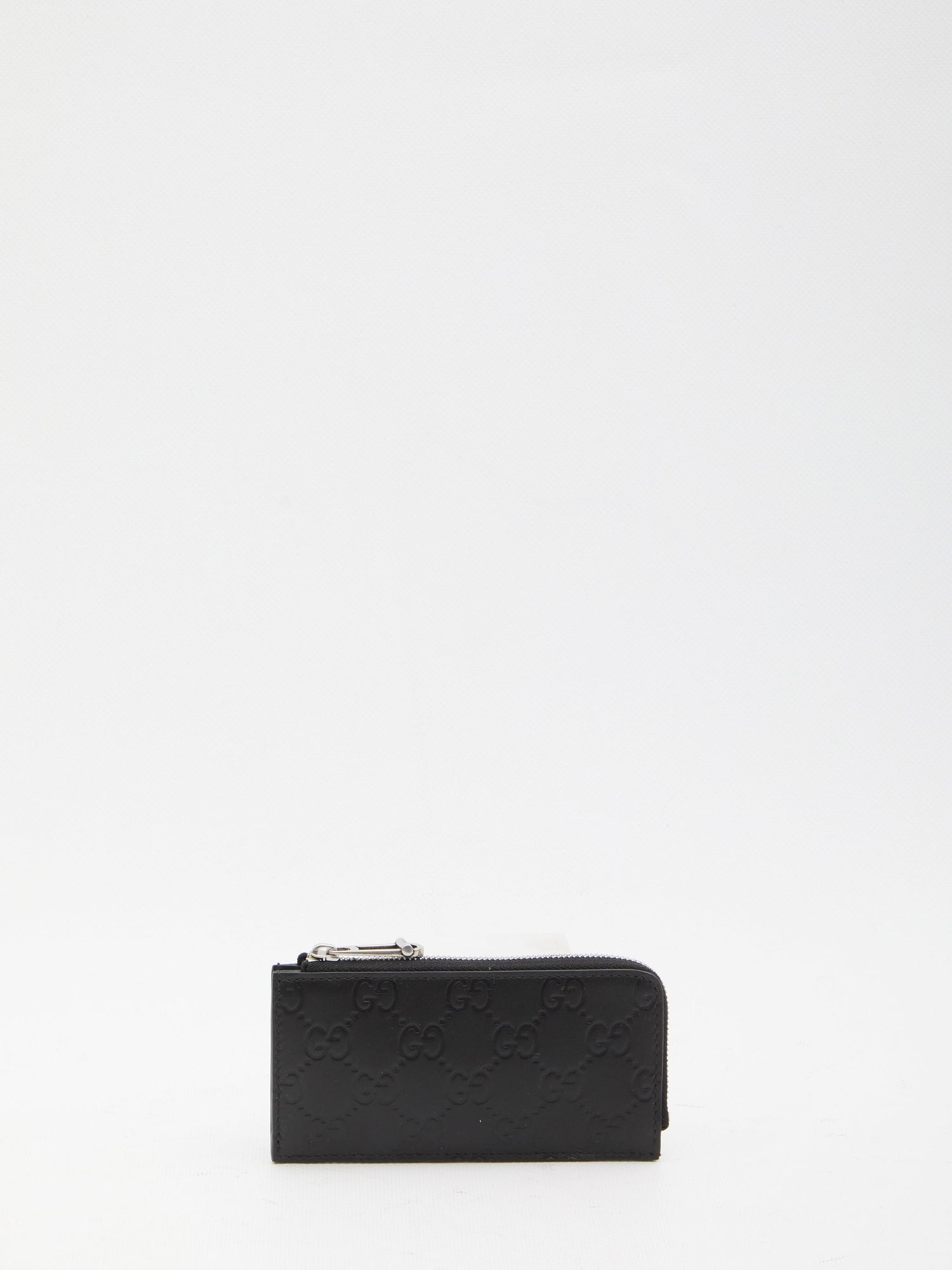 GUCCI Mini Card Holder with Zip - 13.7 x 7.5 cm