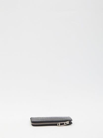 GUCCI Mini Card Holder with Zip - 13.7 x 7.5 cm