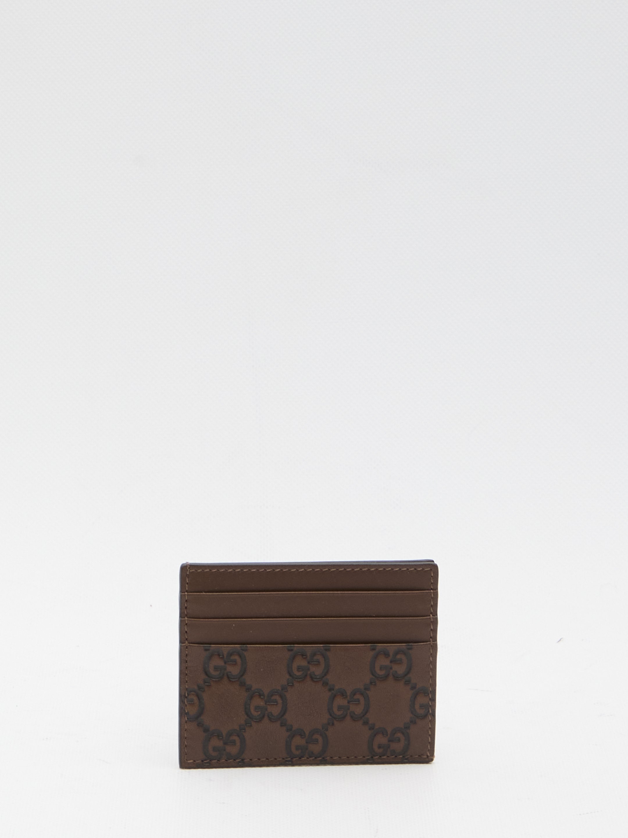 GUCCI Mini Emblem Card Holder with Six Slots