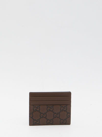 GUCCI Mini Emblem Card Holder with Six Slots