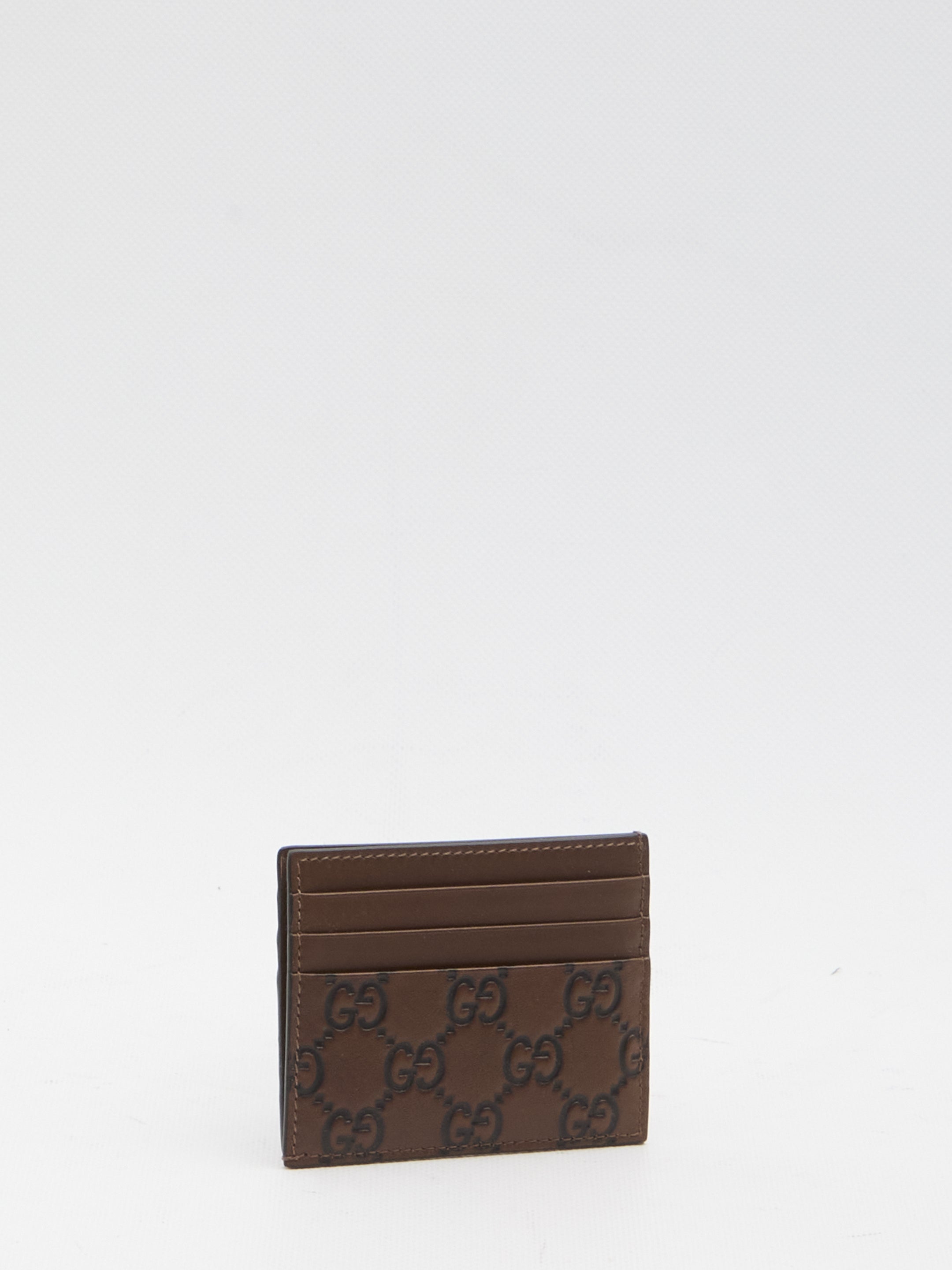 GUCCI Mini Emblem Card Holder with Six Slots