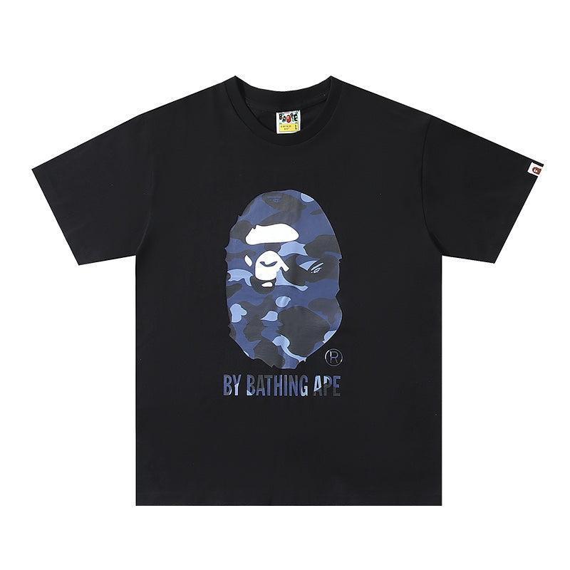 Bathing Ape Black T-Shirt without Collar