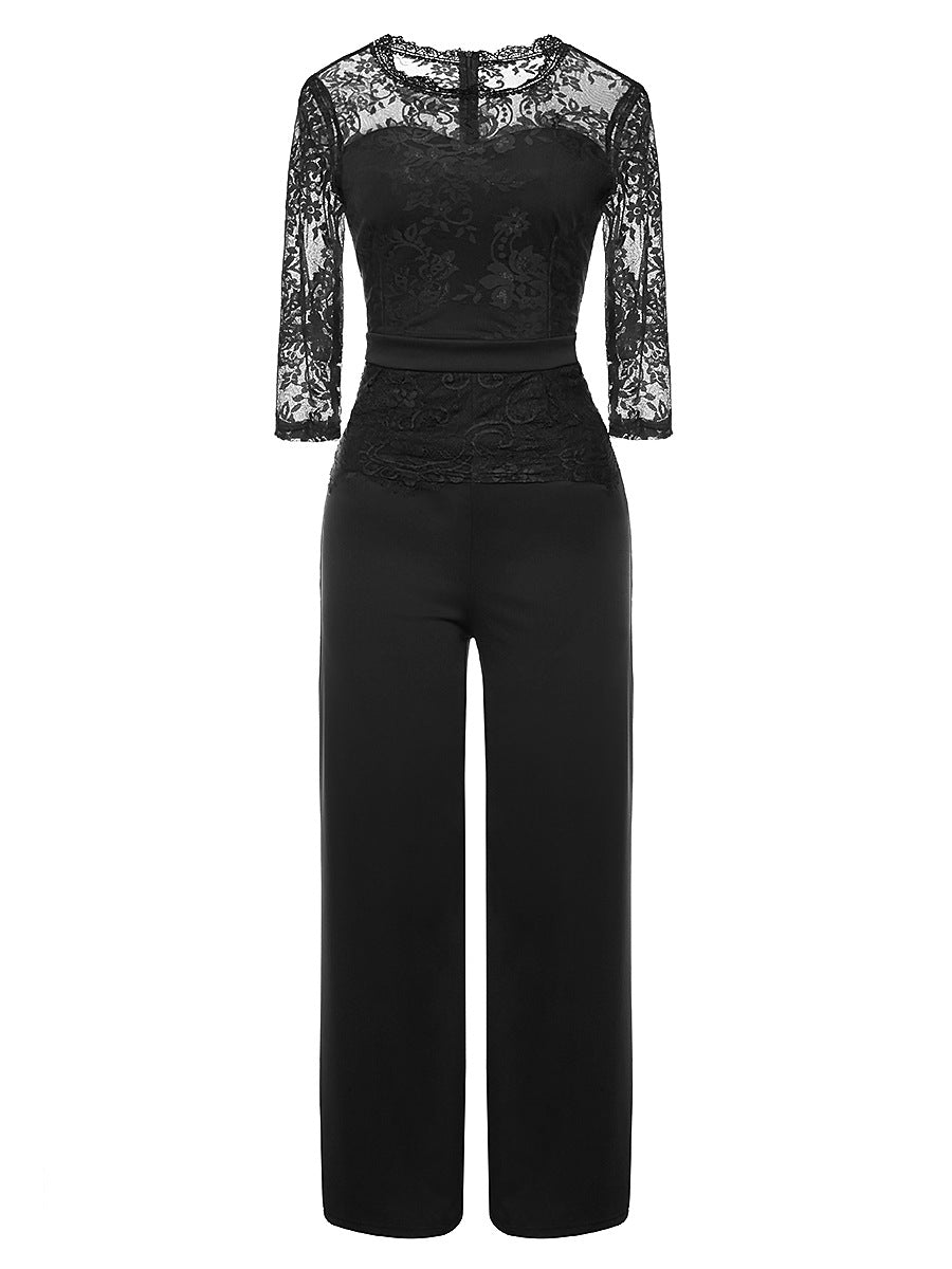 Sommer Damenbekleidung Dunhuang Sexy Spitzen-Overall