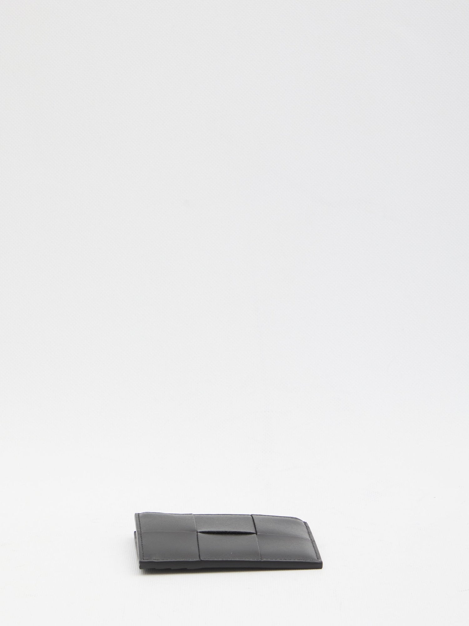 BOTTEGA VENETA Mini Leather Card Holder with Zippered Coin Pocket