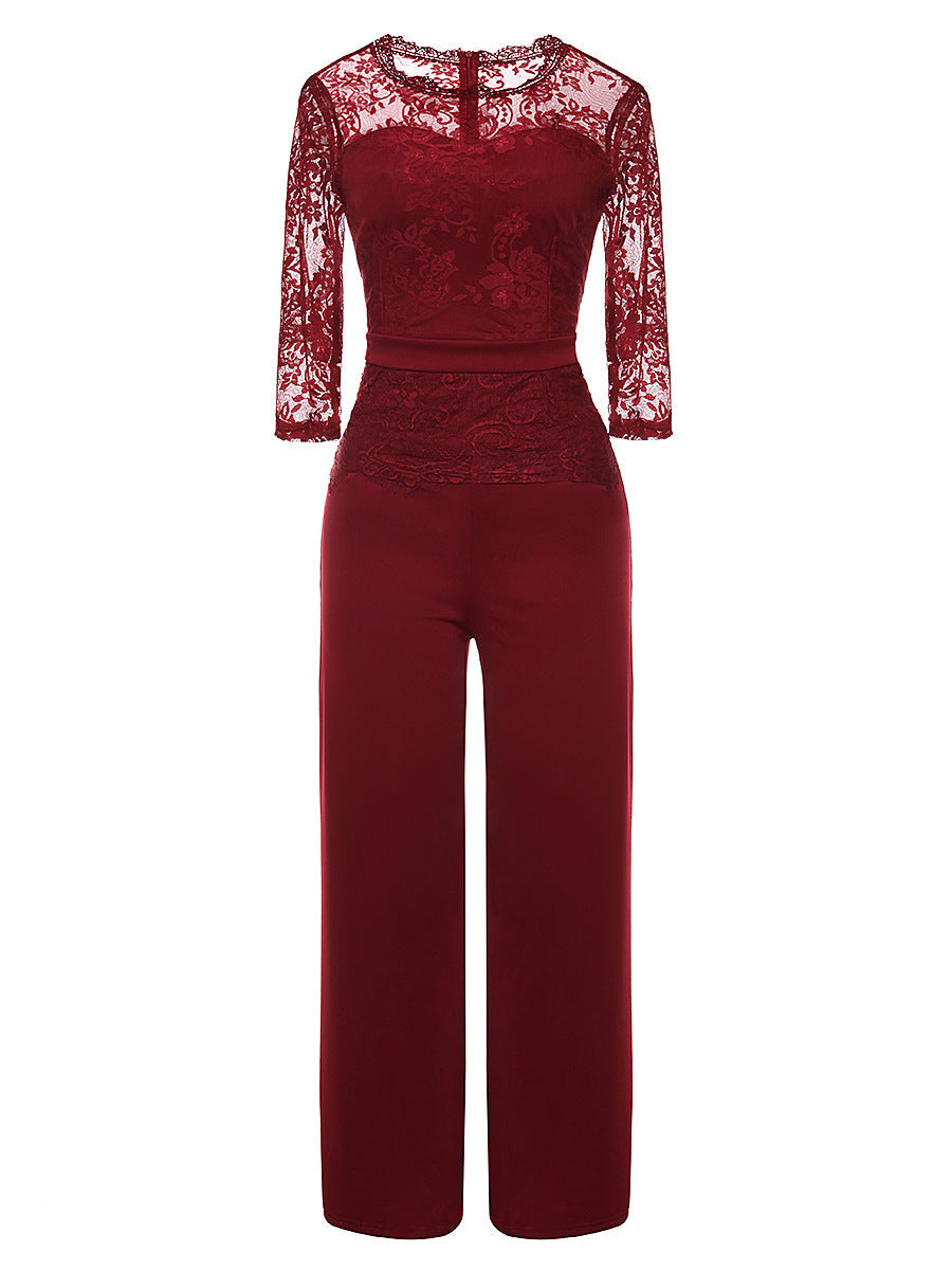 Sommer Damenbekleidung Dunhuang Sexy Spitzen-Overall