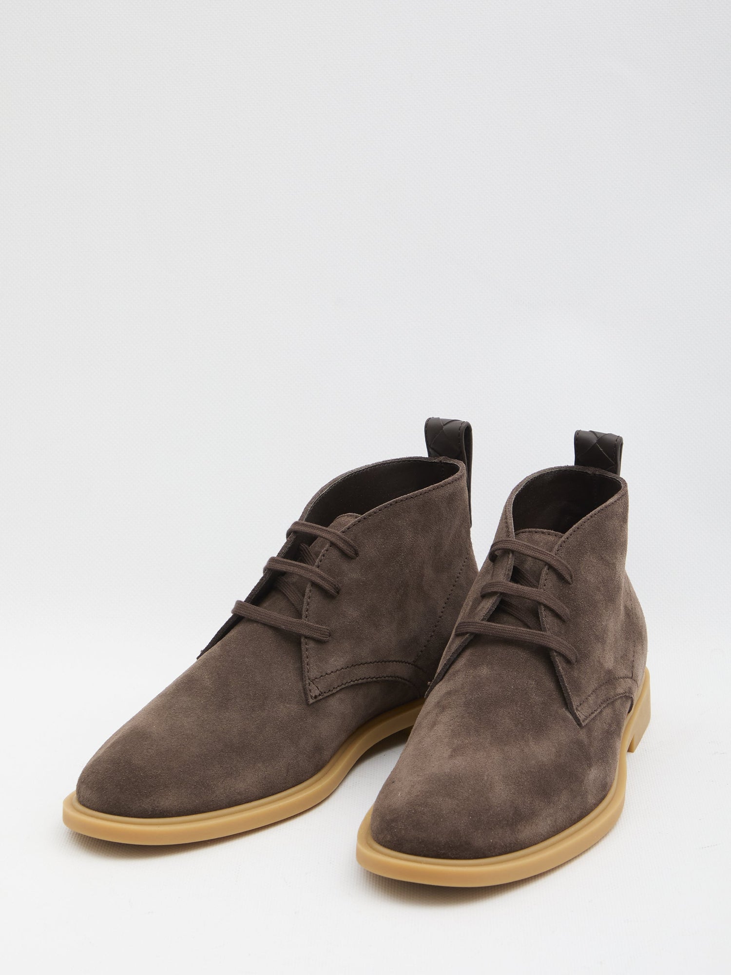 BOTTEGA VENETA Ankle Boots with Lace-Up Closure and Rubber Sole - 2.5 cm Heel Height