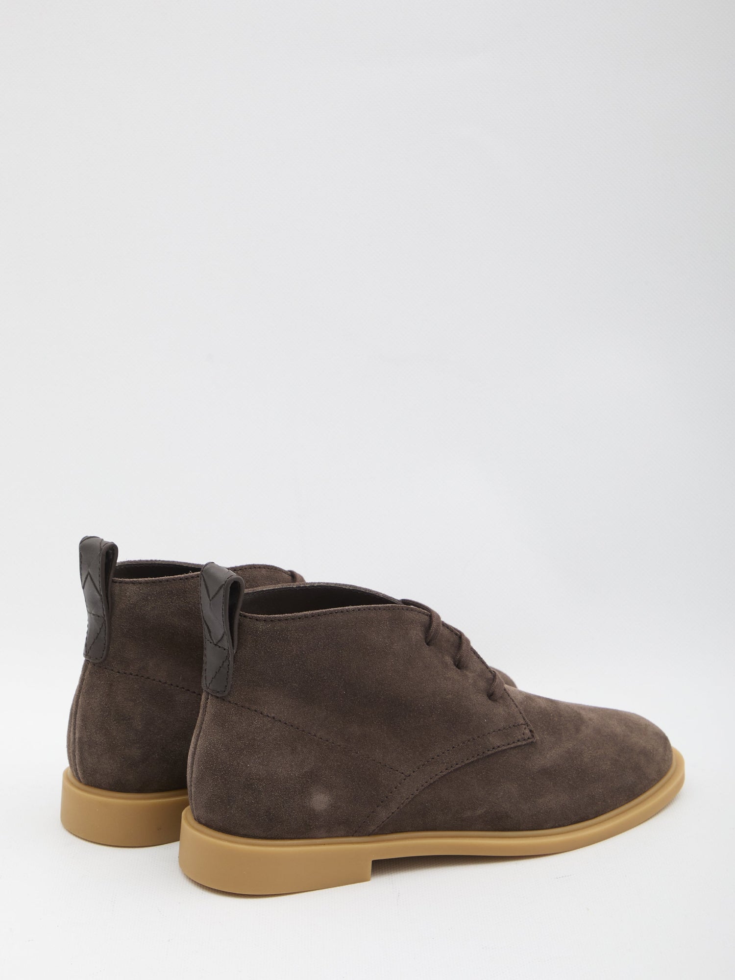 BOTTEGA VENETA Ankle Boots with Lace-Up Closure and Rubber Sole - 2.5 cm Heel Height