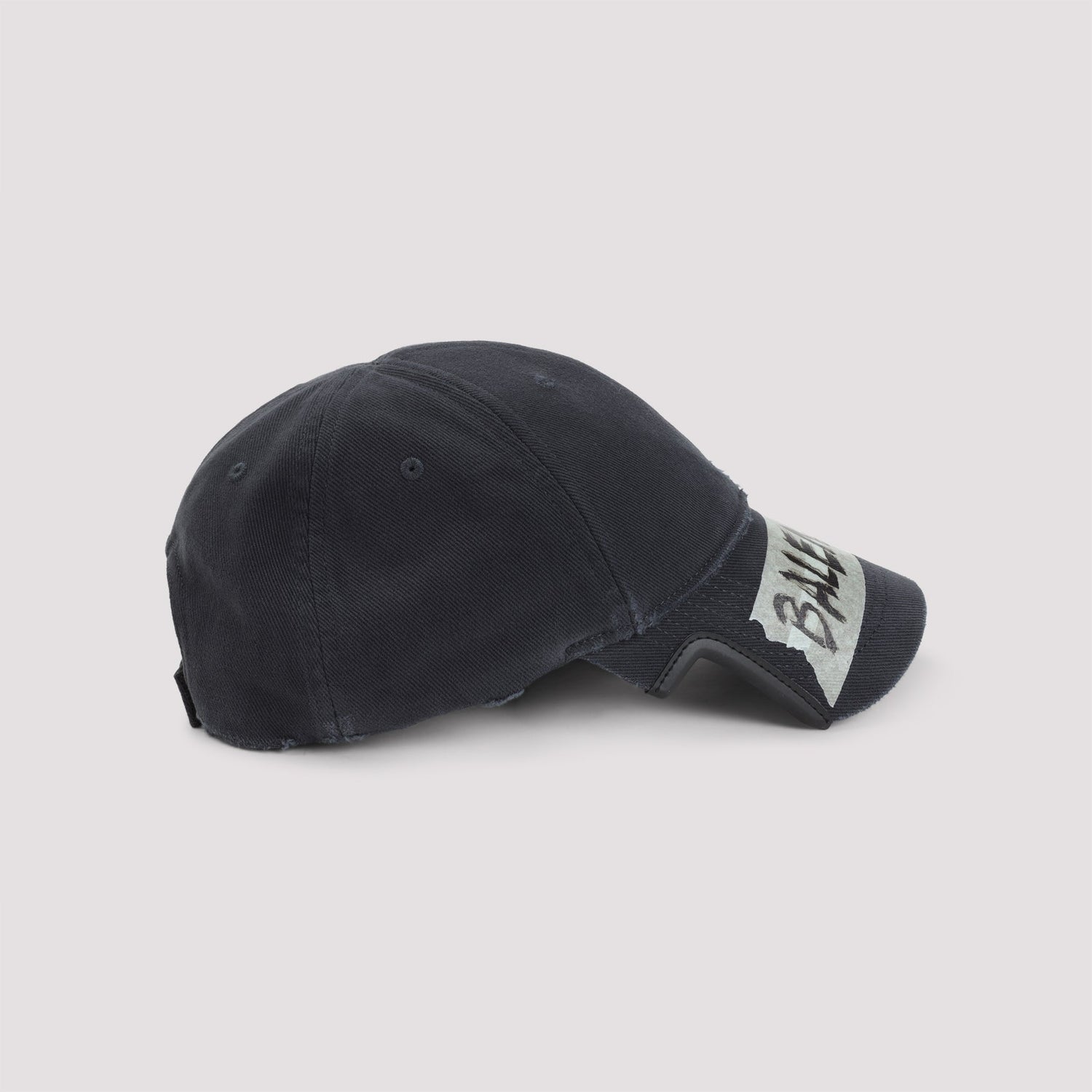 BALENCIAGA Washed Effect Masking Tape Adjustable Cap