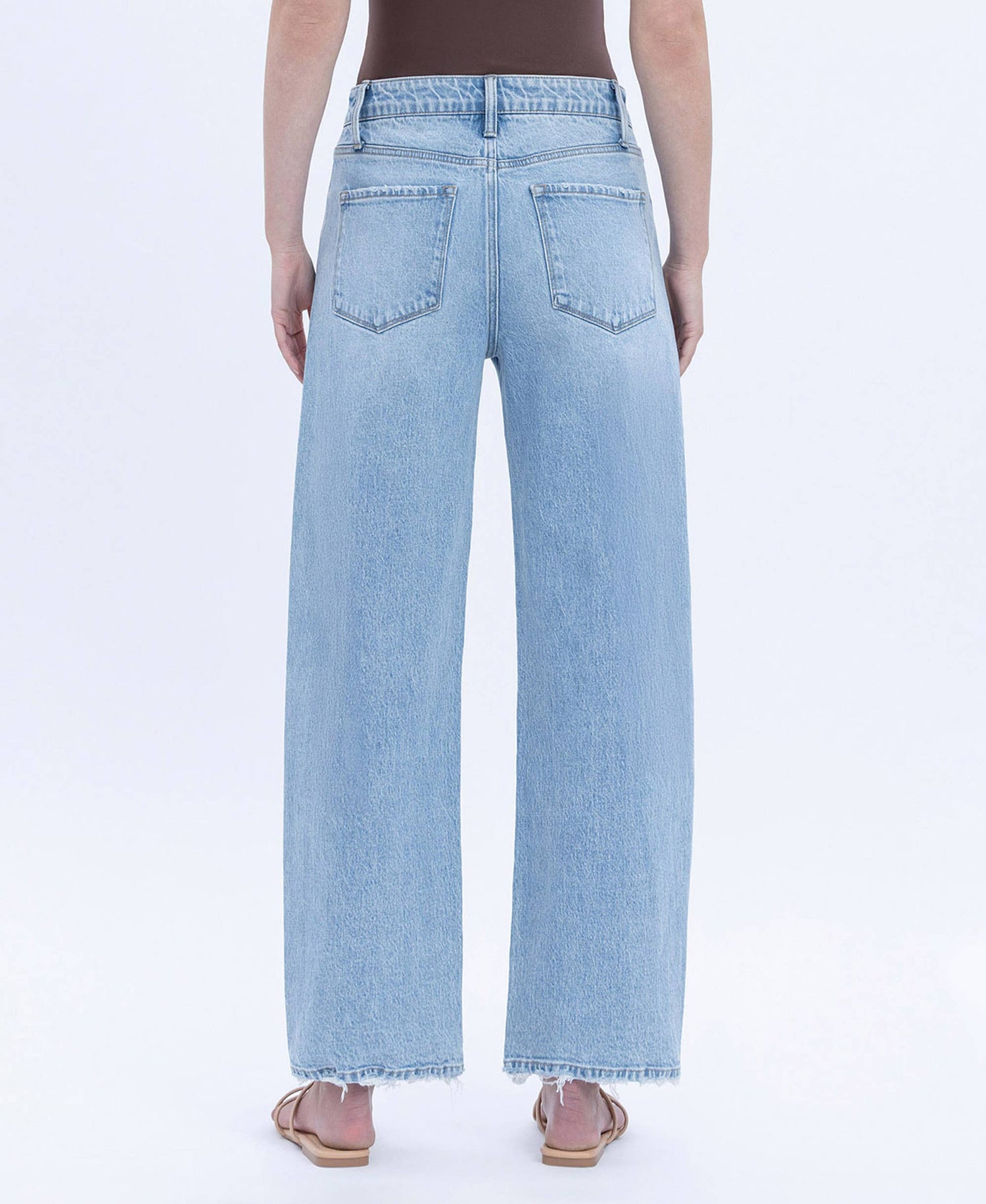 Brylee High Rise Crop Barrel Jean