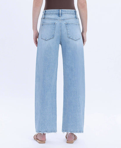 Brylee High Rise Crop Barrel Jean