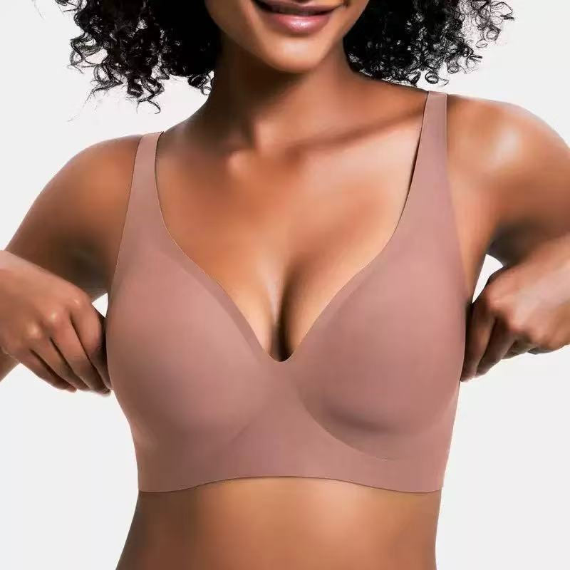 Lace Pattern Push-Up Support Bra