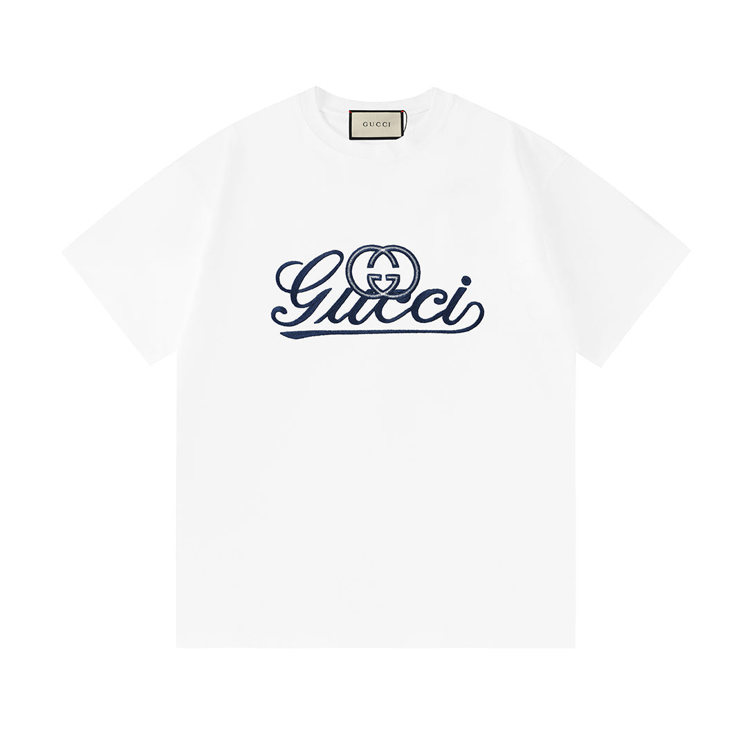Gucci T-Shirt White Crew Neck - Premium Cotton Luxury Tee