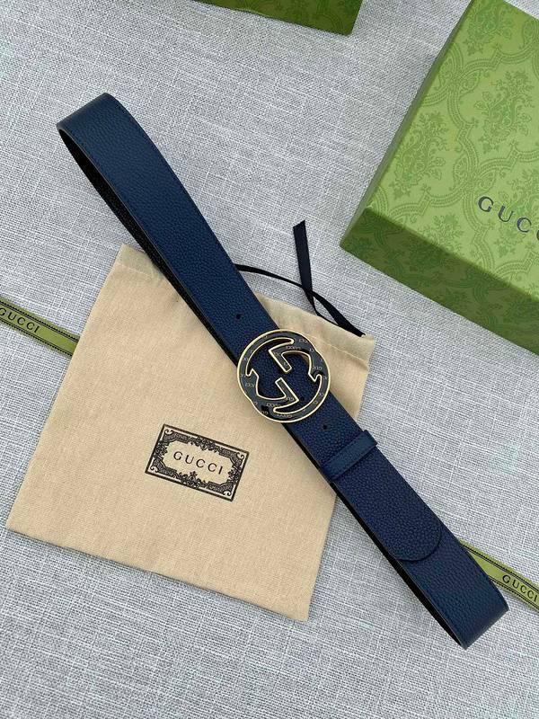 GUCCI Embellished coated-canvas and leather belt &