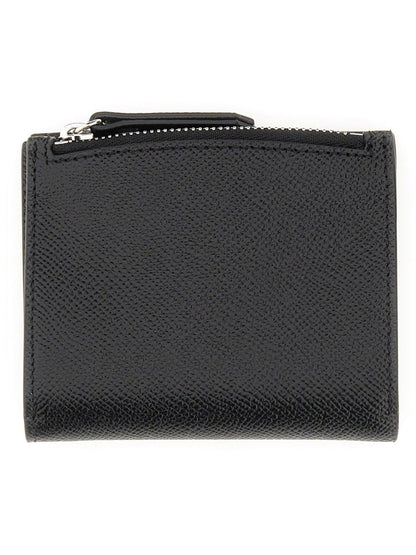 MAISON MARGIELA Mini Leather Wallet with Logo