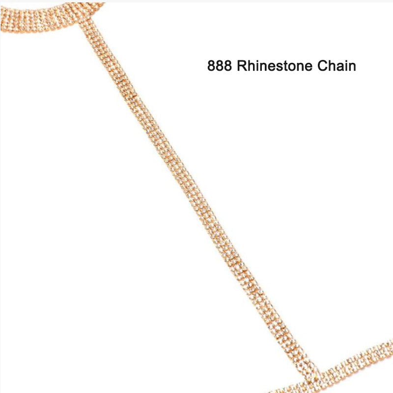 Bikini Body Cha Sexy Rhinestone Summer Exquisite Sexy Necklace Jewelry Accessories