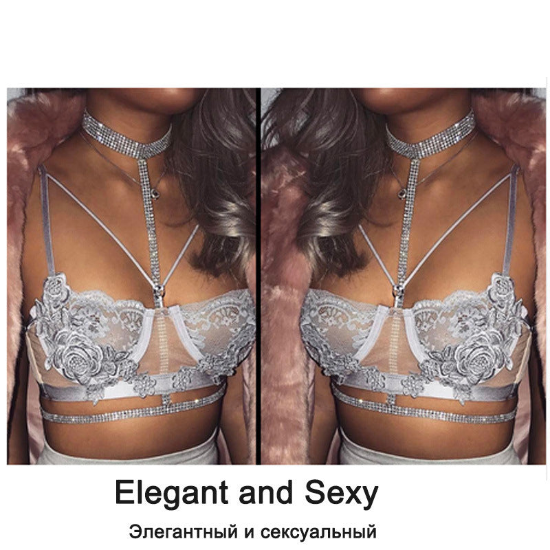 Bikini Body Cha Sexy Rhinestone Summer Exquisite Sexy Necklace Jewelry Accessories