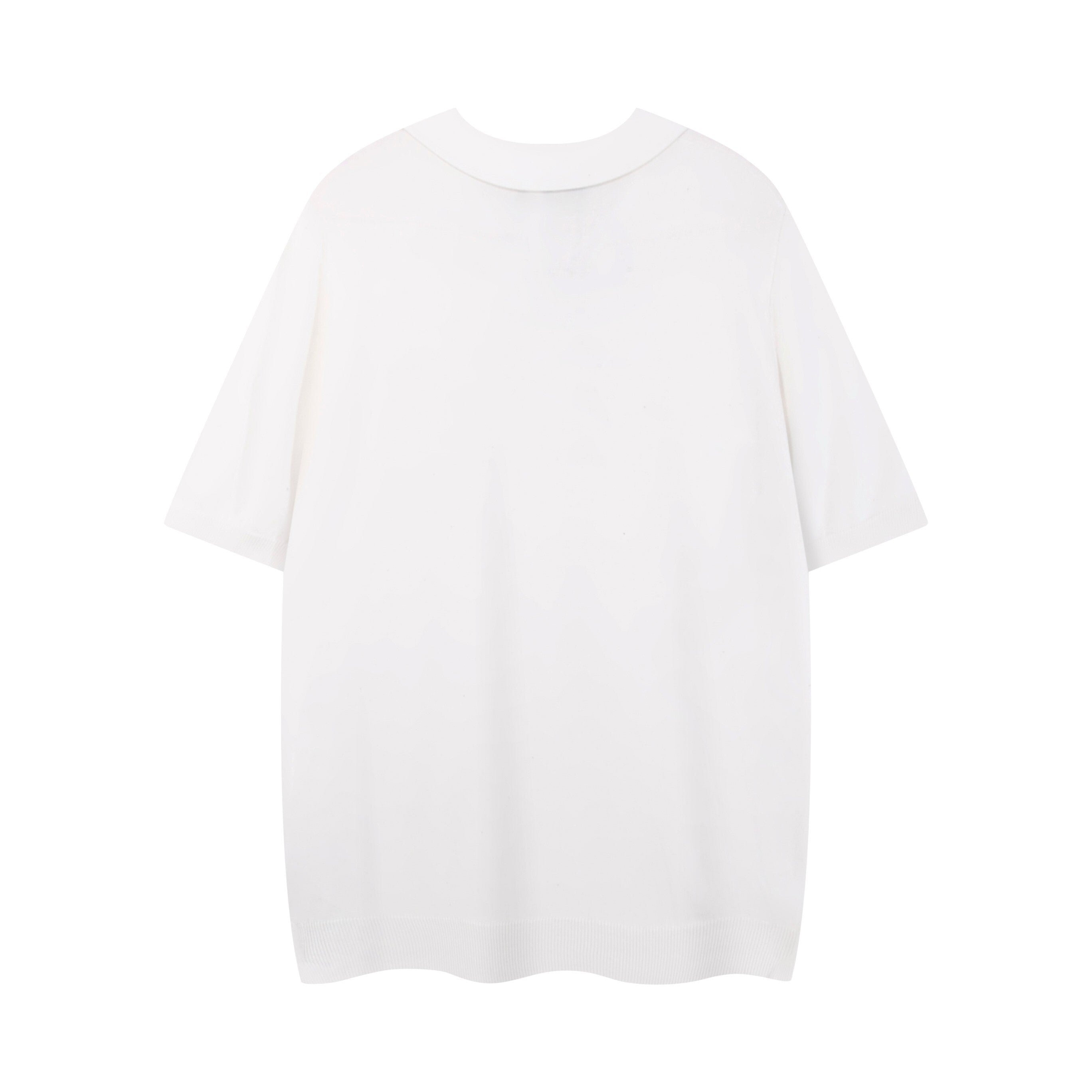 Gucci Collar T-Shirt - Premium Cotton White Tee