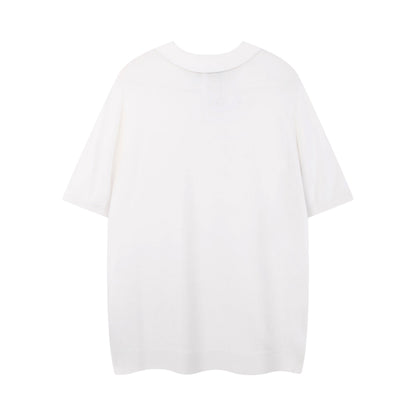 Gucci Collar T-Shirt - Premium Cotton White Tee