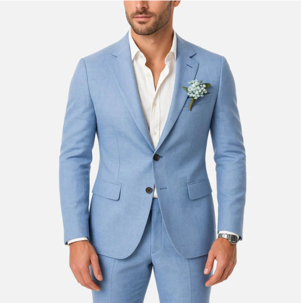 Digital Print Slim Fit Suit Set