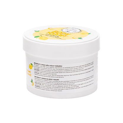 Bee Beauty Lemon Oil Body Yogurt 8.45oz - Nourishing Moisturizer