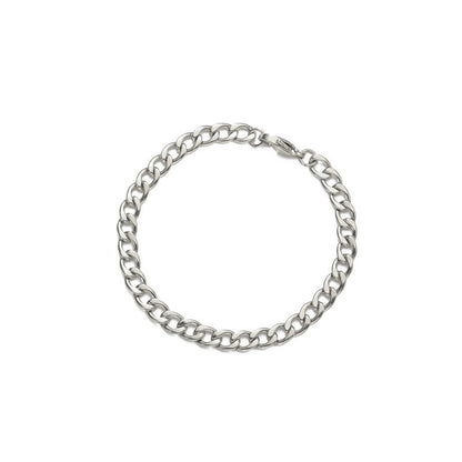 Cuban Chain Bracelet Stainless Steel Geometric Link Jewelry