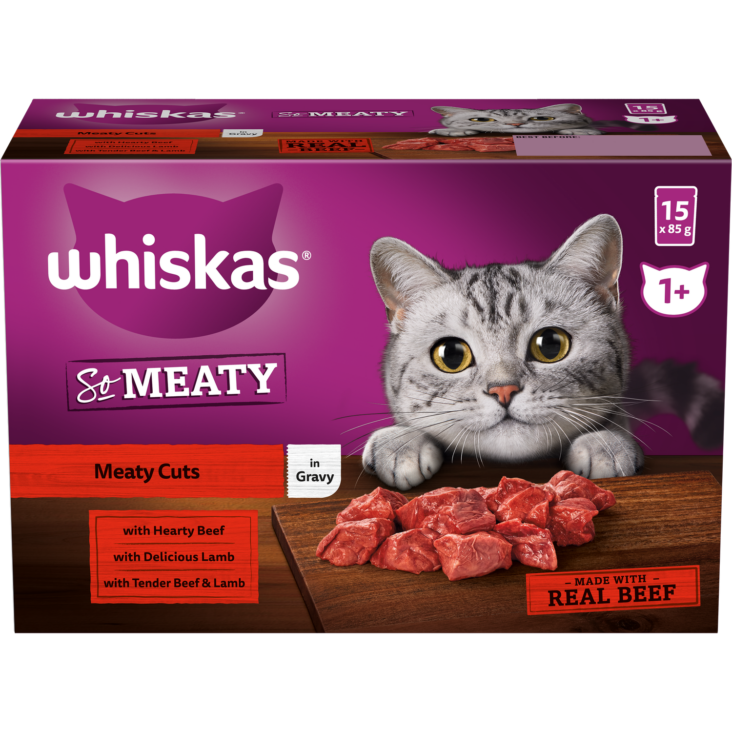 Whiskas Lamb Bag Wet Food 85 Gr