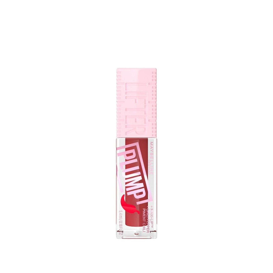 Maybelline New York Lifter Plump Lip Gloss - Moisturizing &amp; Plumping Effect in Hot Chili Shade