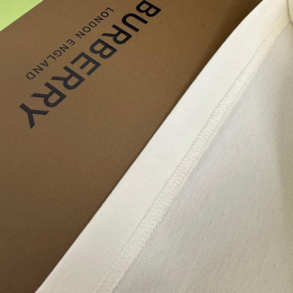 Burberry Cream T-Shirt Without Collar