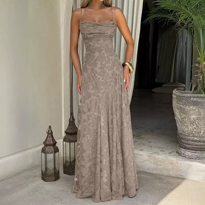 Elegant One-Shoulder Chiffon Dress