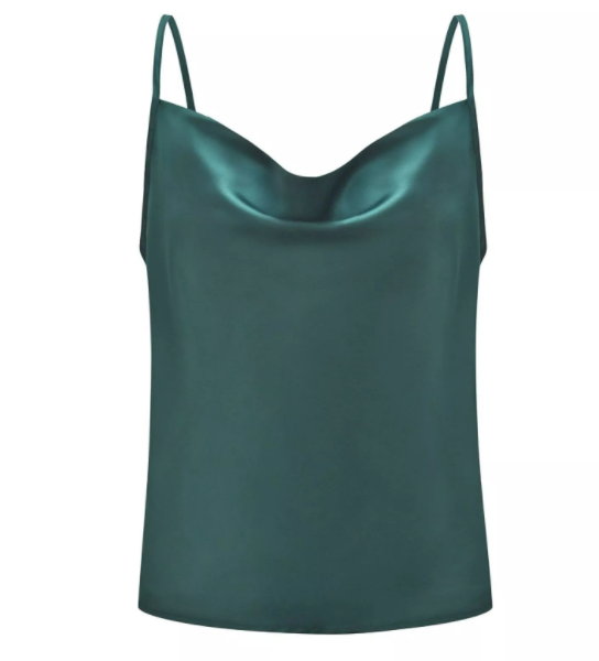 Solid Color Camisole Bottoming Chiffon Shirt Top Women Clothing