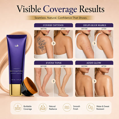 Body tattoo concealer makeup remover gel