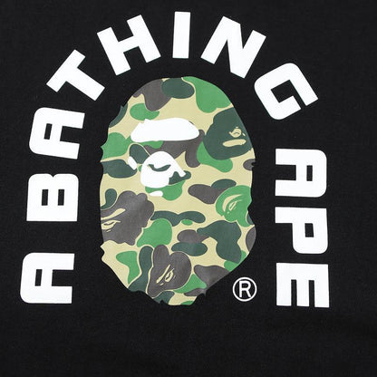 Bathing Ape Black T-Shirt without Collar