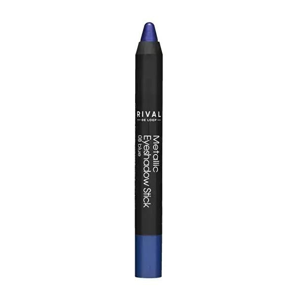 Rival de Loop Eyeshadow Stick Metallic No.08 - Intense, Long-Lasting Eye Makeup with Creamy Formula &amp; Metallic Finish
